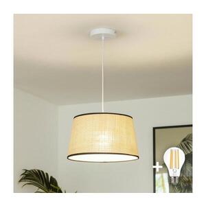 Imagine BRILAGI - Lustră LED pe cablu CERIA, 1x E27, 40 W, 230 V, Ø 35 cm, bej