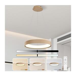 Imagine BRILAGI - Lustră LED dimabilă pe cablu FALCON MODERN LED/30W/230V 40 cm bej + telecomandă