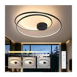 Imagine BRILAGI - Plafonieră LED reglabilă TWISTER, 105 W, 230 V, Ø100 cm, neagră, cu telecomandă