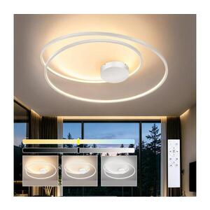Imagine BRILAGI - Plafonieră LED dimabilă TWISTER/105W/230V Ø 100 cm albă + telecomandă
