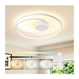 Imagine BRILAGI - Plafonieră LED dimabilă TWISTER, 75W, 230V, Ø 70 cm, albă + telecomandă