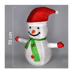 Imagine BRILAGI - Decorațiune de Crăciun LED pentru exterior, 40 LED, 3x AA, IP44, om de zăpadă
