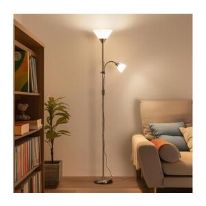 Imagine BRILAGI - Lampă de podea ARIANA 1xE27/100W/230V + 1xE14/25W crom mat