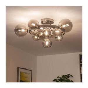 Imagine BRILAGI - Lustră LED aplicată MILLA 10xG9/3W/230V crom negru/fumuriu