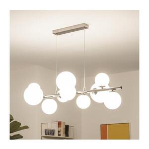 Imagine BRILAGI - Lustră LED suspendată pe cablu MILLA 10xG9/3W/230V negru-crom/alb