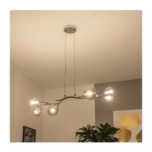 Imagine BRILAGI - Lustră LED suspendată pe cablu MISTEL 6xG9/3W/230V crom negru/fumuriu
