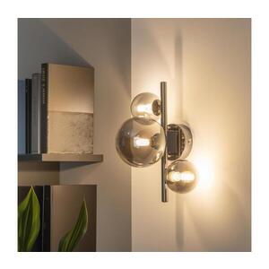 Imagine BRILAGI - Aplică LED de perete MILLA 3xG9/3W/230V crom negru/sticlă fumurie