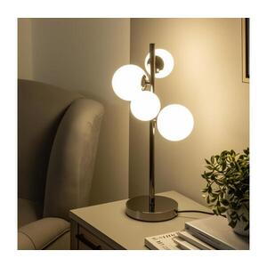 Imagine BRILAGI - Lampă de masă LED MILLA 4xG9/3W/230V negru cromat/alb