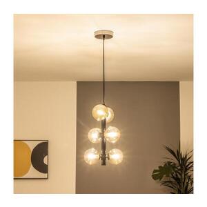 Imagine BRILAGI - Lustră LED suspendată pe cablu MILLA 6xG9/3W/230V negru cromat/auriu