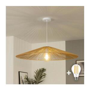Imagine BRILAGI - Lustră LED suspendată pe cablu CERIA BOHO, 1xE27/40W/230V, diametru 90 cm, maro