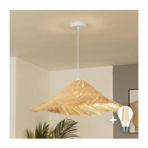 Imagine BRILAGI - Lustră LED suspendată pe cablu CERIA BOHO 1xE27/40W/230V diam. 100 cm ratan