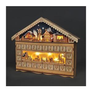 Imagine Calendar LED de Advent BRILAGI LED/2xAA pin