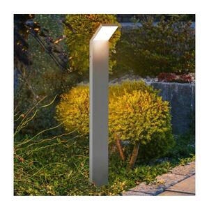 Imagine BRILAGI - Lampă de exterior LED RIANO, 8 W, 230 V, argintie, IP65, 80 cm
