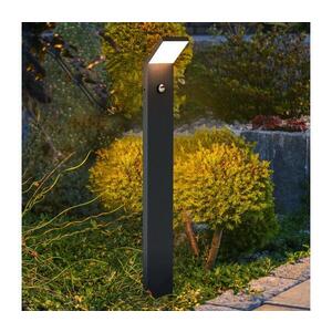 Imagine BRILAGI - Lampă LED de exterior RIANO cu senzor, 8W, 230V, antracit, IP65, 80 cm