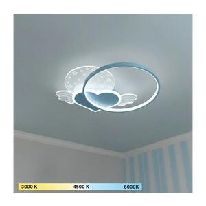 Imagine BRILAGI - Plafonieră LED pentru copii LOVE 48W/230V 3000/4500/6000K albastră
