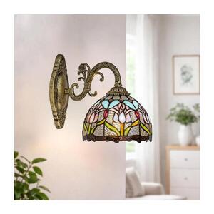 Imagine BRILAGI - Aplică de perete Tiffany LORAS din vitralii 1xE27/40W/230V