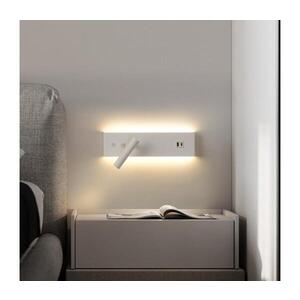Imagine BRILAGI-LED Aplica de perete cu spot și port USB NOCTIS, LED/3W/230V+LED/9W, albă