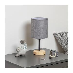 Imagine Lampă de masă BRILAGI NUBILA WOOD 1xE27/25W/230V stejar/gri