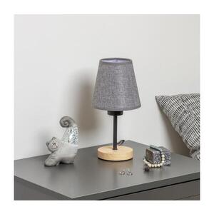 Imagine Lampă de masă BRILAGI NUBILA WOOD 1xE27/25W/230V stejar/gri