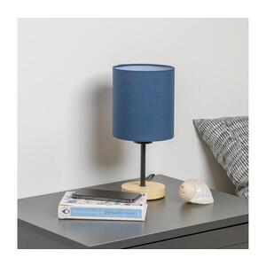 Imagine Lampă de masă BRILAGI NUBILA WOOD 1xE27/25W/230V stejar/albastru închis