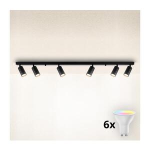 Imagine BRILAGI - Spot LED RGBW reglabil SELE DIAMANT 6xGU10/6, 5W/230V Wi-Fi negru