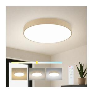Imagine BRILAGI - Lampă LED dimabilă POOL, 60 W, 230 V, 3000-6000 K, Ø 60 cm, bej, cu telecomandă