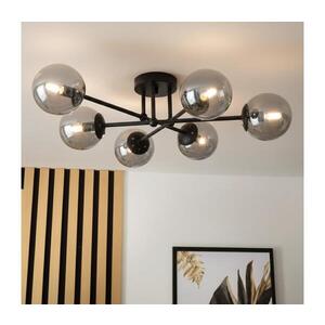 Imagine BRILAGI - Lustru aplicat MALIVA 6xE14/15W/230V negru/fumuriu