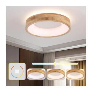 Imagine BRILAGI-LED Plafonieră FALCON WOOD LED/30W/230V 3000/4000/6000K 45 cm lemn