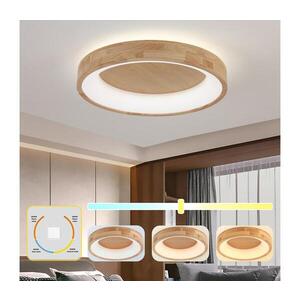 Imagine Plafonieră BRILAGI-LED FALCON WOOD LED/40W/230V 3000/4000/6000K 60 cm lemn
