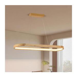 Imagine BRILAGI - Lustru LED UMEA WOOD, suspendat pe cablu, LED/40W/230V, 90x22 cm, lemn
