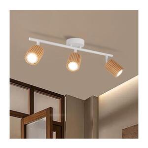 Imagine BRILAGI - Plafonieră MODERN WOOD cu 3 spoturi, GU10/8W/230V, lemn/alb