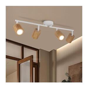 Imagine BRILAGI - Spot MODERN WOOD 4xGU10/8W/230V lemn/alb