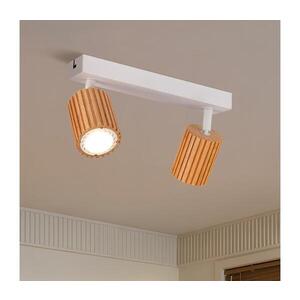 Imagine BRILAGI - Spot MODERN WOOD 2xGU10/8W/230V, lemn/alb