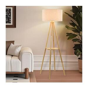 Imagine Lampă de podea BRILAGI NORDIC WAVE 1xE27/15W/230V lemn/in