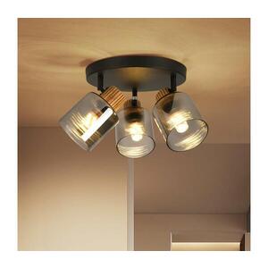 Imagine BRILAGI - Corp de iluminat cu spoturi HYGGE 3xE14/15W/230V negru/fumuriu