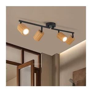 Imagine BRILAGI - Spot MODERN WOOD 4xGU10/8W/230V lemn/negru