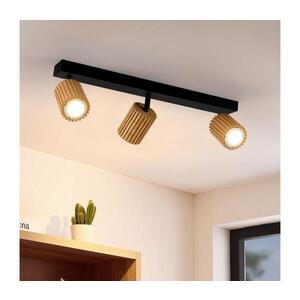 Imagine BRILAGI - Spot MODERN WOOD 3xGU10/8W/230V lemn/negru