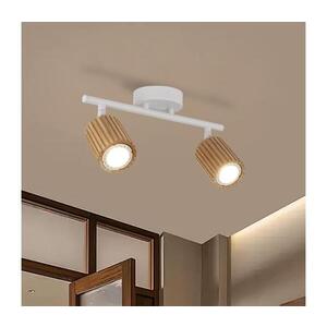 Imagine BRILAGI - Spot MODERN WOOD 2xGU10/8W/230V lemn/alb