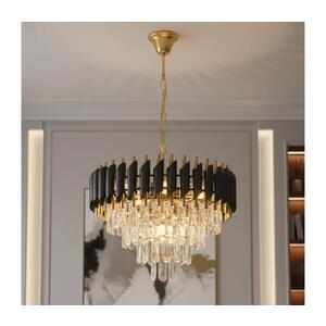 Imagine BRILAGI - Candelabru cu lanț ECLIPSE 7xE14/10W/230V Ø 48 cm negru/auriu