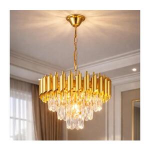 Imagine BRILAGI - Candelabru cu lanț ECLIPSE, 5xE14/10W/230V, Ø 38 cm, auriu