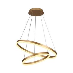Imagine BRILAGI - Lustră LED dimabilă suspendată pe cablu CIRCLE LED/70W/230V 3000-6500K aurie + telecomandă