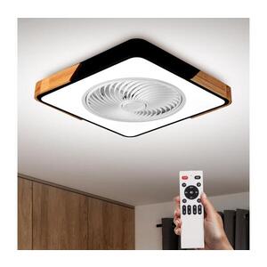 Imagine BRILAGI LED lampă cu lator, 30W, 230V, 3000-6500K, negru/stejar + DO