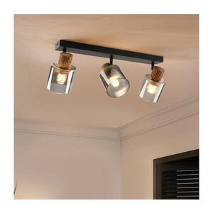 Imagine BRILAGI - Plafonieră cu spoturi HYGGE 3xE14/15W/230V negru/fumuriu