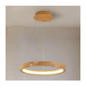 Imagine BRILAGI - Lustră LED suspendată pe cablu UMEA WOOD, 30W, 230V, Ø 40 cm, lemn
