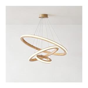 Imagine BRILAGI - Lustră LED suspendată UMEA WOOD, 45W/230V, Ø 60 cm, lemn