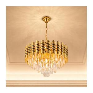 Imagine BRILAGI - Lustră suspendată pe lanț CRISTAL, 5 x soclu E14 (max. 40 W pe bec), 230 V, diametru 38 cm