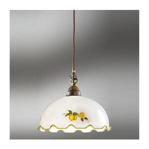 Imagine Kolarz 731.30.116 - Pendul cu cablu NONNA 1xE27/75W/230V, diametru 20 cm, cu model lămâi