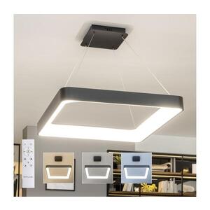 Imagine BRILAGI - Lustru LED dimabil pe cablu FALCON II LED/125W/230V 60x60 cm negru + telecomandă