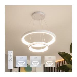 Imagine BRILAGI - Lampă suspendată LED reglabilă pe cablu FALCON SLIM LED/68W/230V Ø 50 cm albă + telecomandă