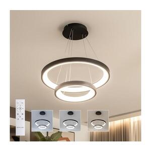 Imagine BRILAGI - Lustră LED dimmabilă suspendată pe cablu FALCON SLIM LED/68W/230V Ø 50 cm negru + telecomandă